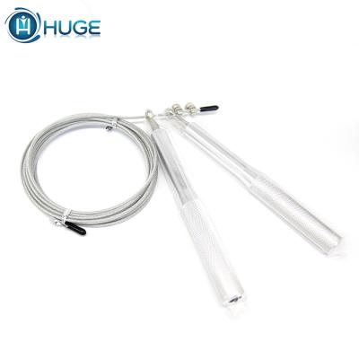 China Aluminum Alloy Handle High Strength Aluminum Jump Rope Without Knotting Beginner Special Rope for sale