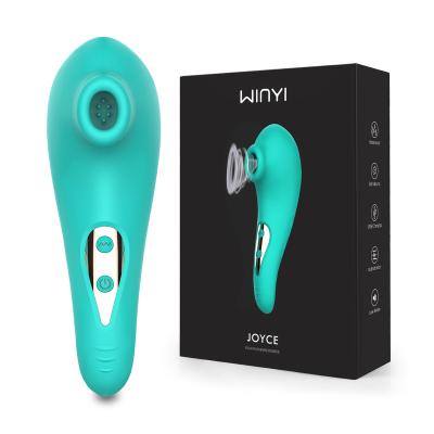 China WINYI Female Masturbation Adult Toys 100% Waterproof Rechargeable Female Vaginal Vibrating Sex Toy Nipples Stimulator Clit Sucking Vibrator for sale