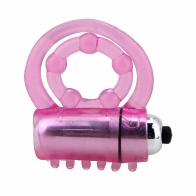 China pink cock Ring Vibrator For Men Penis 1-mode vibration single speed vibration enhancer penis pink cock Ring Vibrator for sale