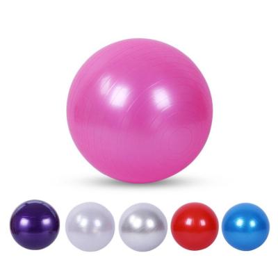 China Fitness Center Customized Hot Selling Color PVC 55cm Exercise Stability Yoga Balance Inflatable Ball for sale