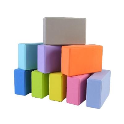 China Waterproof Provides Stability Balance Eva Yoga Block Support Improve Strength Yoga Blocks EVA Foam Exercise Bricks for sale