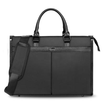 China 15 Inch Waterproof Anti-scratch Bags Men's and Women's Nylon Laptop Bags and Handbags Business Briefcase Laptop Bag Black Office Work Briefcase for sale