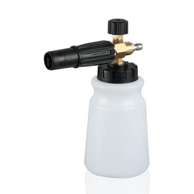 China car cleaning & High Pressure PA Copper Kettle Foam Lance Large Watering Snow Flow Foam Water Cannon Watering Pot For Car Washer/800ml for sale