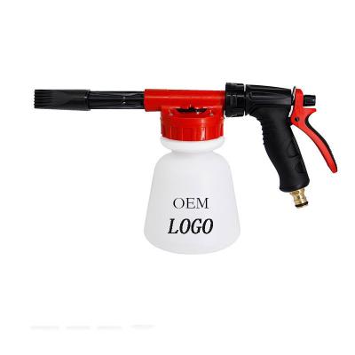 China car cleaning & Garden Watering & 1L Disinfection Adjustable Foam Pot Low Pressure Foam Cannon PA Car Wash / Snow Foam Lance Detachable Foam Wash Gun for sale