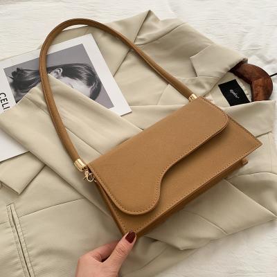 China Portable GS379 Ladies Shoulder Messenger Bag Fashion Women Handbags PU Armpit Bags for sale