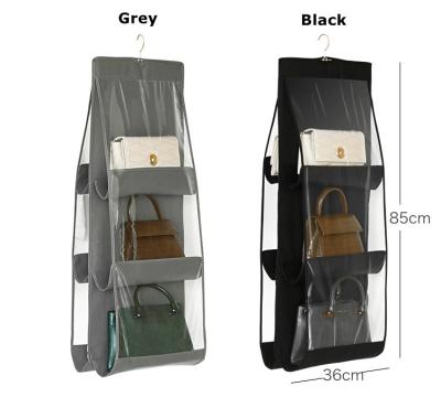 China GS060 Fashion Sustainable Fabric Hanging Bag Storage For Women Handbags for sale