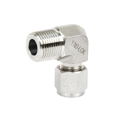 China Hot Sales Water 90 Degree Male Screw Elbow Tube Fittings for sale