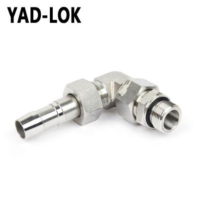 China YAD-LOK Water Manufacturing Price Stainless Steel Reducing 90 Elbows Pipe Fittings for sale