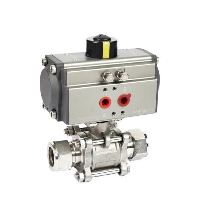 China YAD-LOK General Wholesaler in China High Quality Gas Pneumatic Actuator Ball Valve for sale