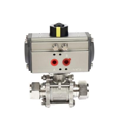 China YAD-LOK factory price general high pressure electric pneumatic DN15-DN150 ball valve for sale