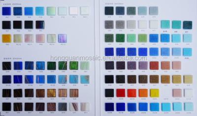 China Outside Swimming Pool Glass Mosaic For Mosaic Kit 20*20mm for sale