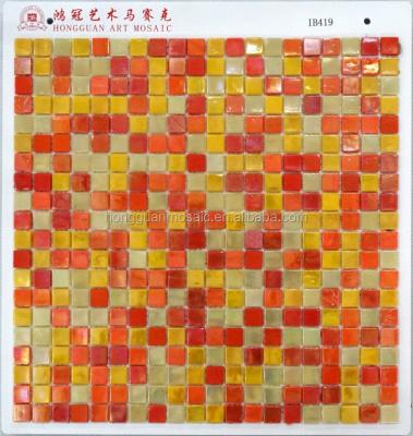 China Modern Mosaic Iridium Mosaic Art Glass Mosaic Home Decoration for sale