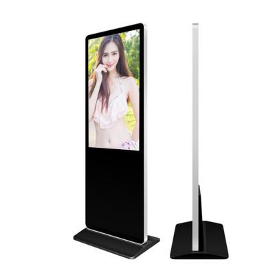 China factory wholesale 65inch floor stand lcd advertising player for indoor totem 65inch for sale