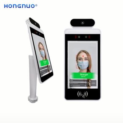 China Temperature Measurement 8 Inch Face Recognition Scanner Screen Body Detection Camera Check Thermal Kiosk for sale