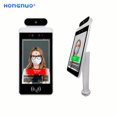 China Binocular Thermal Image Camera Automated Facial Recognition Thermometers Body Temperature Scanner Screening Kiosk for sale