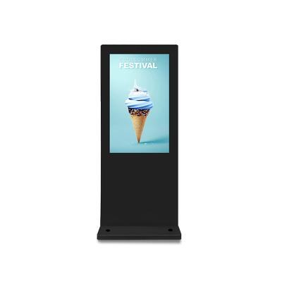 China Outdoor Hotsell 55 Inch Floor-Standing 1920*1080 Waterproof LCD HD Advertising Outdoor Digital Signage for sale