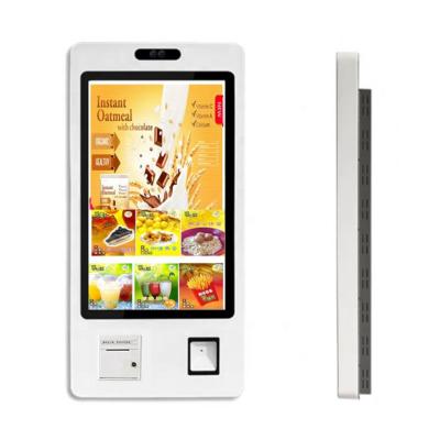 China Indoor Touch Screen No Touch Self Service Payment Kiosk Ordering Terminal Machine With Printer In Restaurant for sale