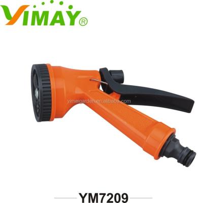 China 5 Style Soft Handle Garden Plastic Spray Gun for sale