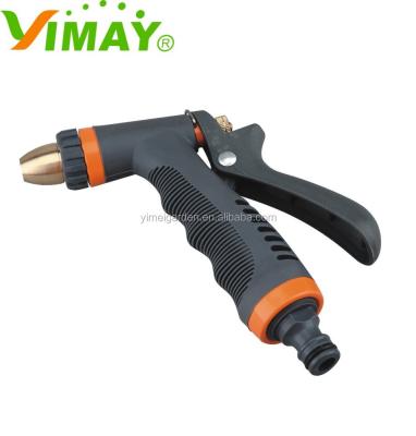 China Adjustable Soft Handle Garden Metal Spray Gun for sale