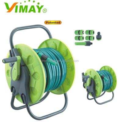 China Adjustable garden hose reel with 30m hose assembly for sale