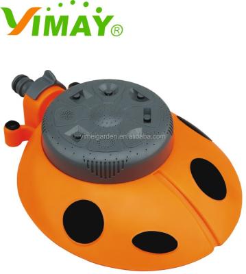 China 8 Models 8 Pattern Ladybug Base Garden Irrigation Sprinkler for sale