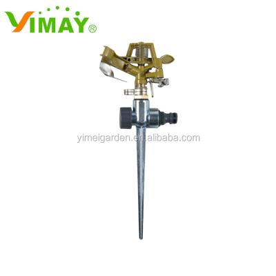 China 360Â ° spray metal pulse with metal spike sprinkler for sale