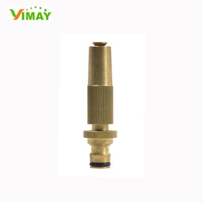 China Variable Flow Control Adjustable Brass Garden Hose Nozzle for sale