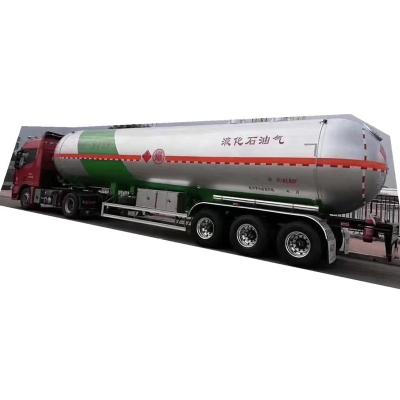 China LPG Gas Propane Tank Transport Tank Truck Trailer Truck Semi Trailer Truck For Hot Sale for sale