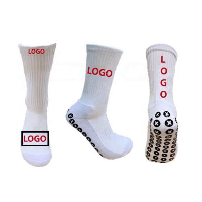 China Breathable Yili Wholesale Custom Performance Sports Non-slip Sporty Football Grip Sock Anti Slip Football Socks For Men for sale