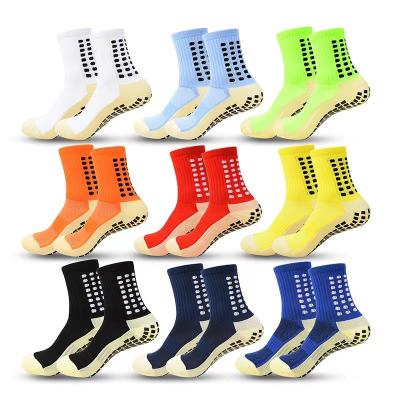 China Breathable Wholesale Yili Soccer Socks Grip Knocks White Thick Soccer Football Sports Socks For Adults for sale