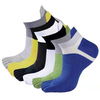 China Yili Breathable Custom Logo Knocks OEM Five Toe Sports Toe Socks Ankle Split Toe Socks for sale