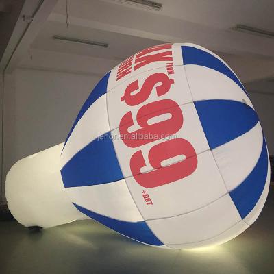 China Outdoor Decoration Decoration Lighting Large Cold Air Inflatable Advertising Balloon for sale