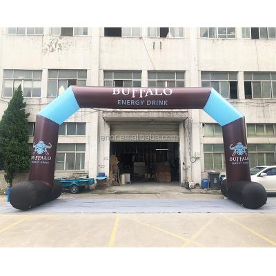 China Decoration Drinks Sales Advertising Inflatable Arch Entrance With Custom Logo Printing for sale