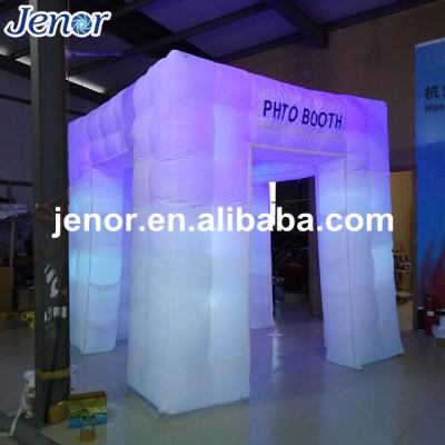 China Wedding Portable Inflatable LED Photo Booth For Decoration for sale