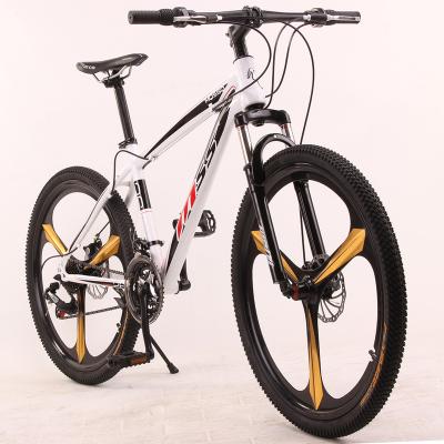 China New Year High Quality Steel 21 One-Wheel Mountain Bike 22 Speed ​​Bicycle Disc Brake MTB Front Shock for sale