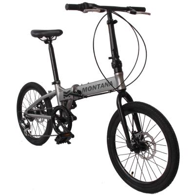 China MONTANA Folding Bike Factory Direct Sale Steel Custom Folding Bike 20 Inch Aluminum Alloy Frame Light Bike for sale