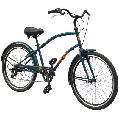 China Steel Promotional Mens Beach Bicycle 7 Speed ​​V-Brake Beach Cruiser Bicycle for sale