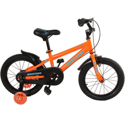 China 16 Inch Wheel Size Beginner Air Steel Bicycle Tires Children's Bicycle Kids Bike With Auxiliary Wheels for sale