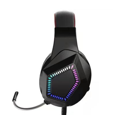 China Stereo RGB Earphone Wired Gaming Headset Computer Earphone PC Gamer Earphone With MIC For PS4 Headset for sale