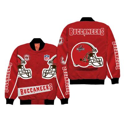 China Other Trademark Buccaneers High Quality Button Men Sports Custom Casual Tracksuit Baseball Men Uniform Jacket for sale