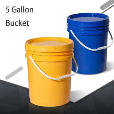 China Paint Factory Wholesale Customizable Heat Resistance Food Grade 20l Plastic Barrel For Industrial Packaging And Storage Paint for sale