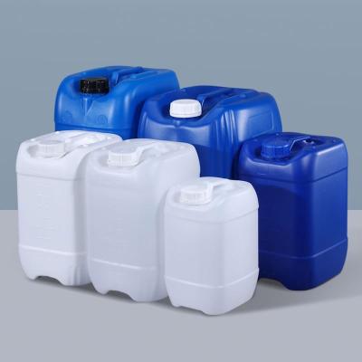 China Liquid Or Solid Goods 20 Liter HDPE Drum Plastic Jerry Can For Chemical Oil Pack Or Transport Packaging With Screw Lid for sale