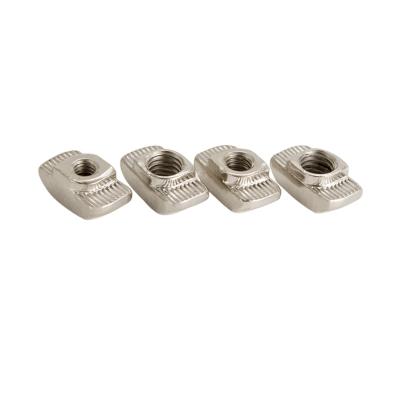 China General Industry Custom 2020 Series Sliding Climbing Titanium T Nut For Aluminum Extrusion Profile for sale