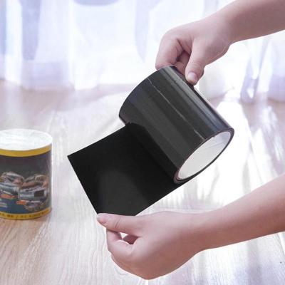 China Waterproof Black Bonding Rubberized Tapes Repair Joint Tapes For Home Kitchen Garden Hose Water Tapes Super Strong Adhesive Waterproof Tape for sale