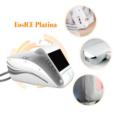 China Portable Hair Removal EOS ICE Triple Wavelength Diode 808nm Diode Laser Lazer Epilator Laser Hair Removal Machine Price for sale