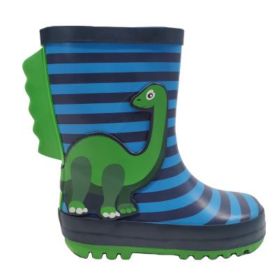 China Fashion Trend Novelty 3D Designs Kids Natural Rubber Comfortable Fit Rain Boots For EURO And USA for sale