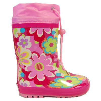 China 2020 new trend fashion winter natural rubber non-slip children's rain boots for sale