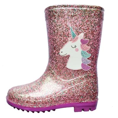 China 2020 new fashion trend girls' transparent waterproof rain boots for sale