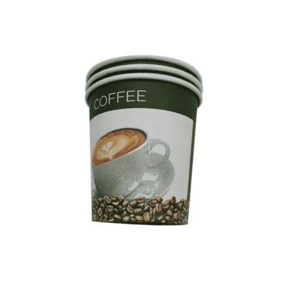 China Disposable/Recyclable/Aseptic Coffee Green Paper Cup Paper Cup Takeaway High Quality Hot Drink for sale