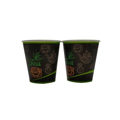 China Disposable/Recyclable/Aseptic Custom Logo Printing Disposable Take Out Paper Cups for sale